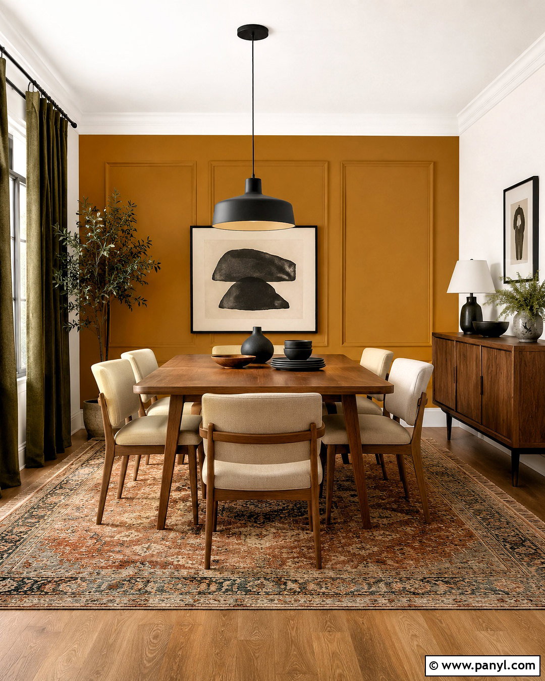 Nippon Paint Capitols Gold YO 1169D Dining Room - 20 nippon paint color code ideas