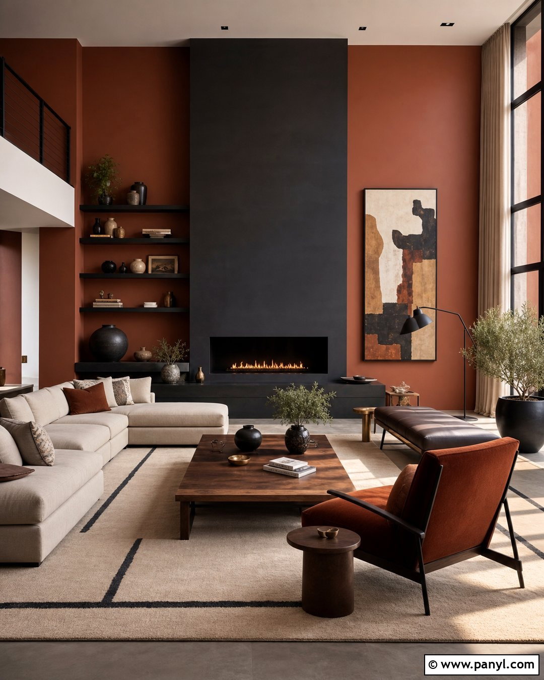 Nippon Paint Charcoal Terracotta Living Room - 30 Nippon Paint Wall Colour Living Rooms