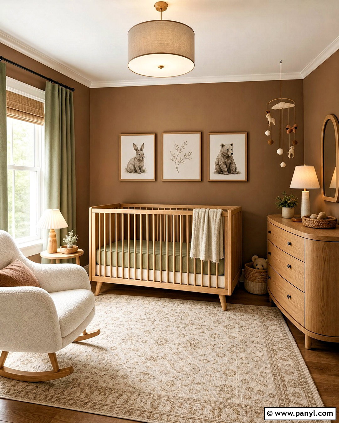 North Creek Brown Paint for a Nursery - 20 warm brown paint colors