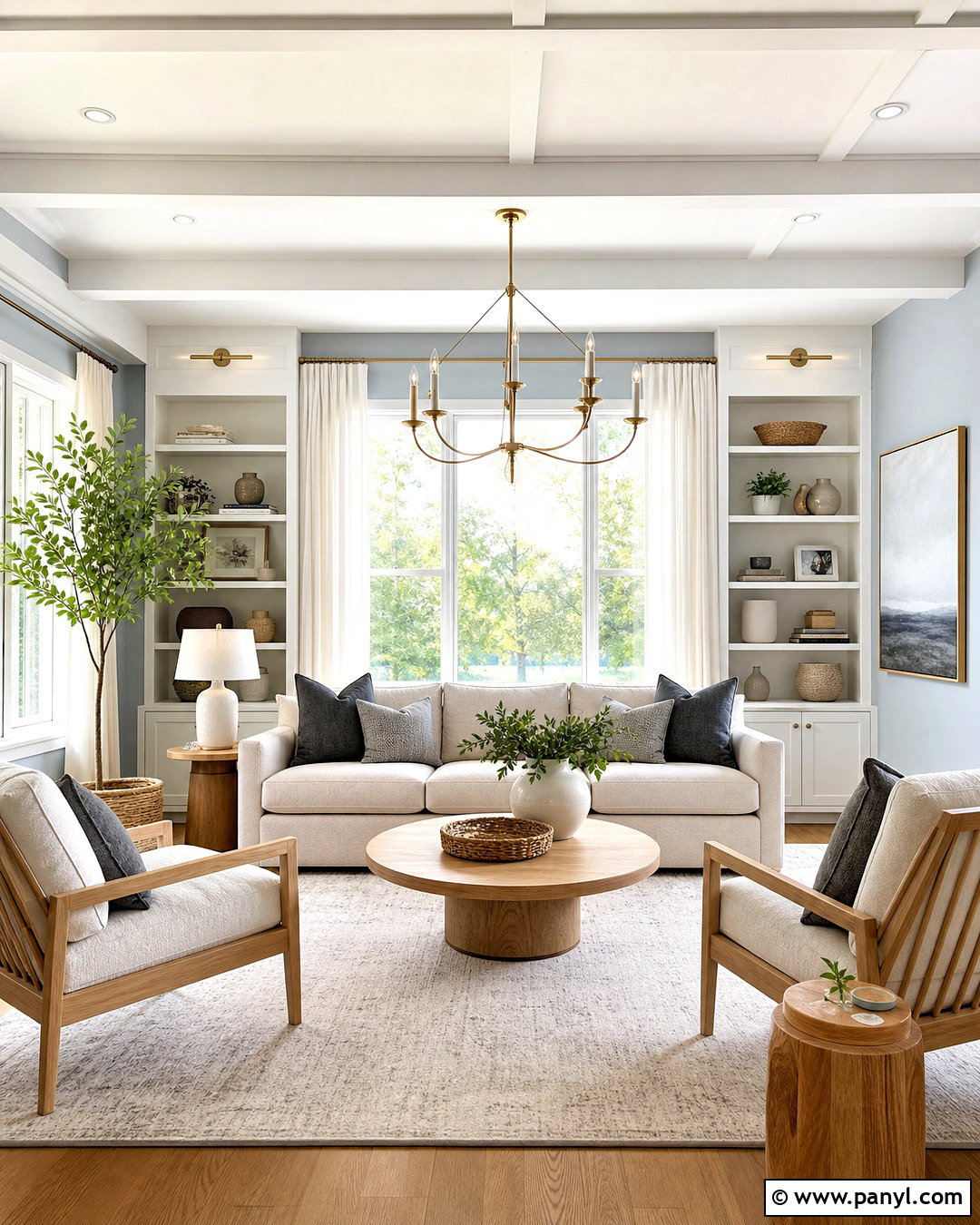 North Star Living Room With White Oak - 20 north star sherwin williams ideas