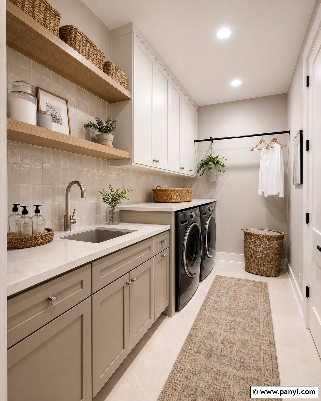 Nude Greige Laundry Room - 30 Nude Wall Color Ideas
