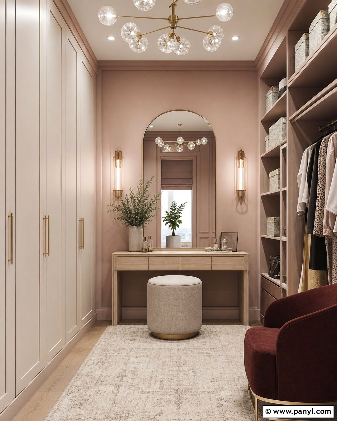 Nude Pink Dressing Room - 30 Nude Wall Color Ideas