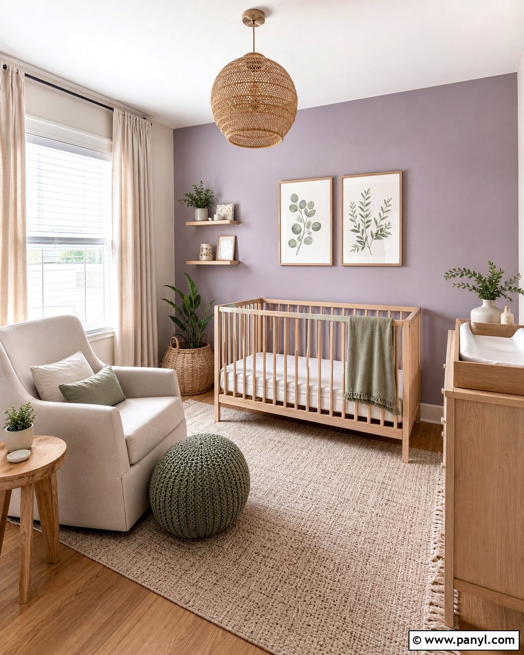 Nursery Lavender Accent Wall - 30 Lavender Accent Wall Ideas
