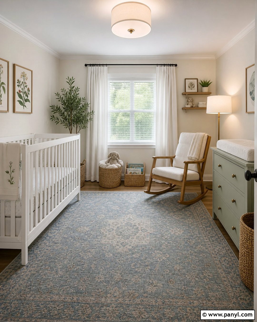 Nursery With Alabaster Walls And White Trim - 35 Alabaster Walls With White Trim Ideas