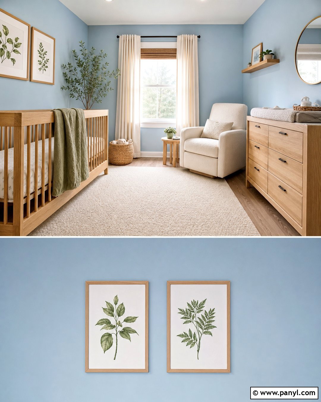 Nursery With Light Blue Walls - 50 light blue walls