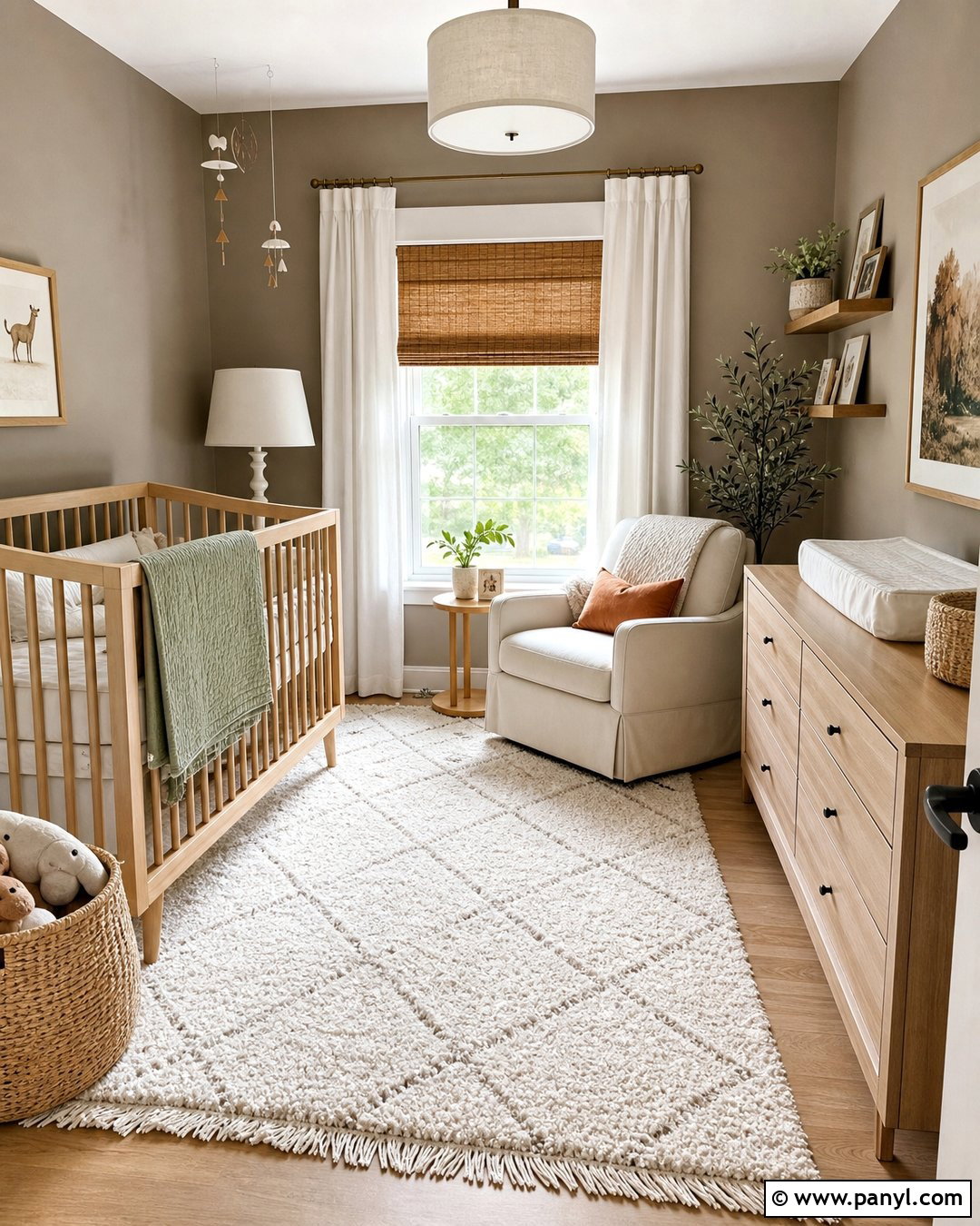 Nursery With Light Brown Walls - 35 light brown walls