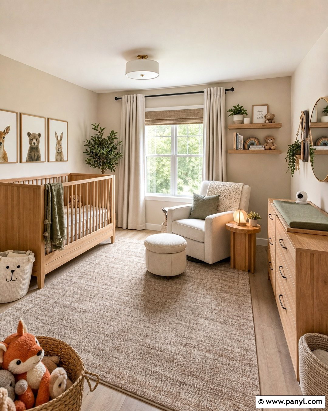 Nursery With Vanilla Latte Walls - 50 Vanilla Latte Color Wall Ideas