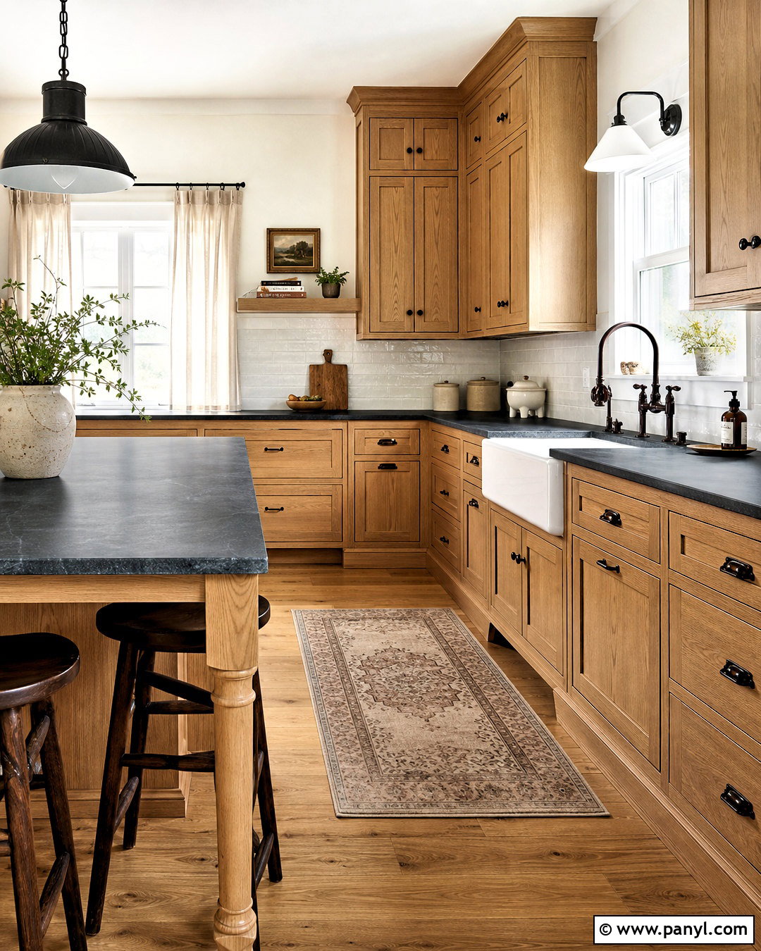 Oak Cabinets With Soapstone Countertops - 20 updated kitchen with oak cabinets
