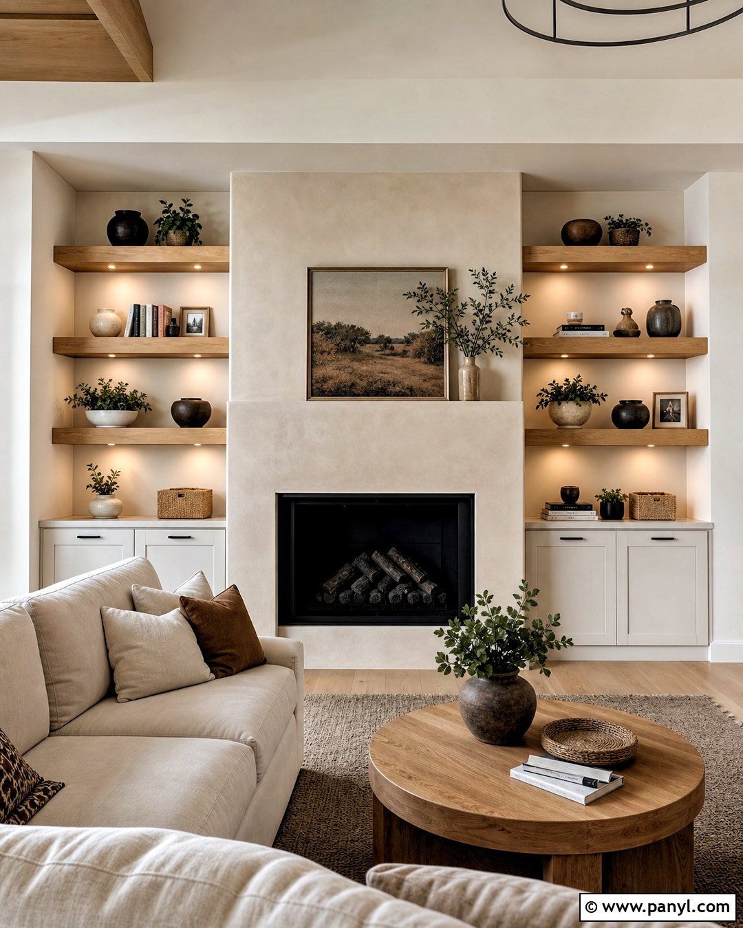 20 Fireplace Side Wall Ideas for a Warm, Balanced Living Room