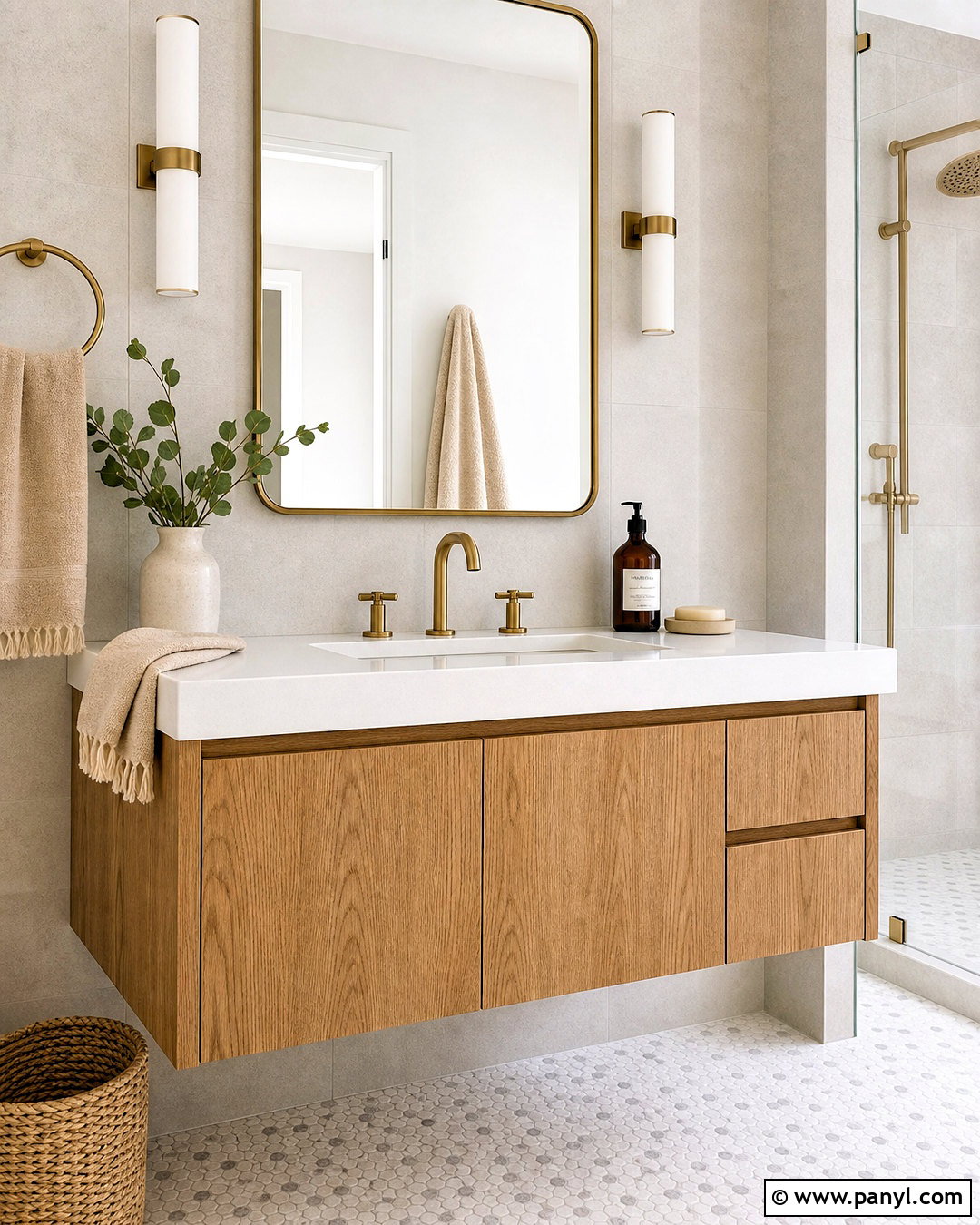 Oak Grain Texture Bathroom Vanity - 20 grain texture ideas