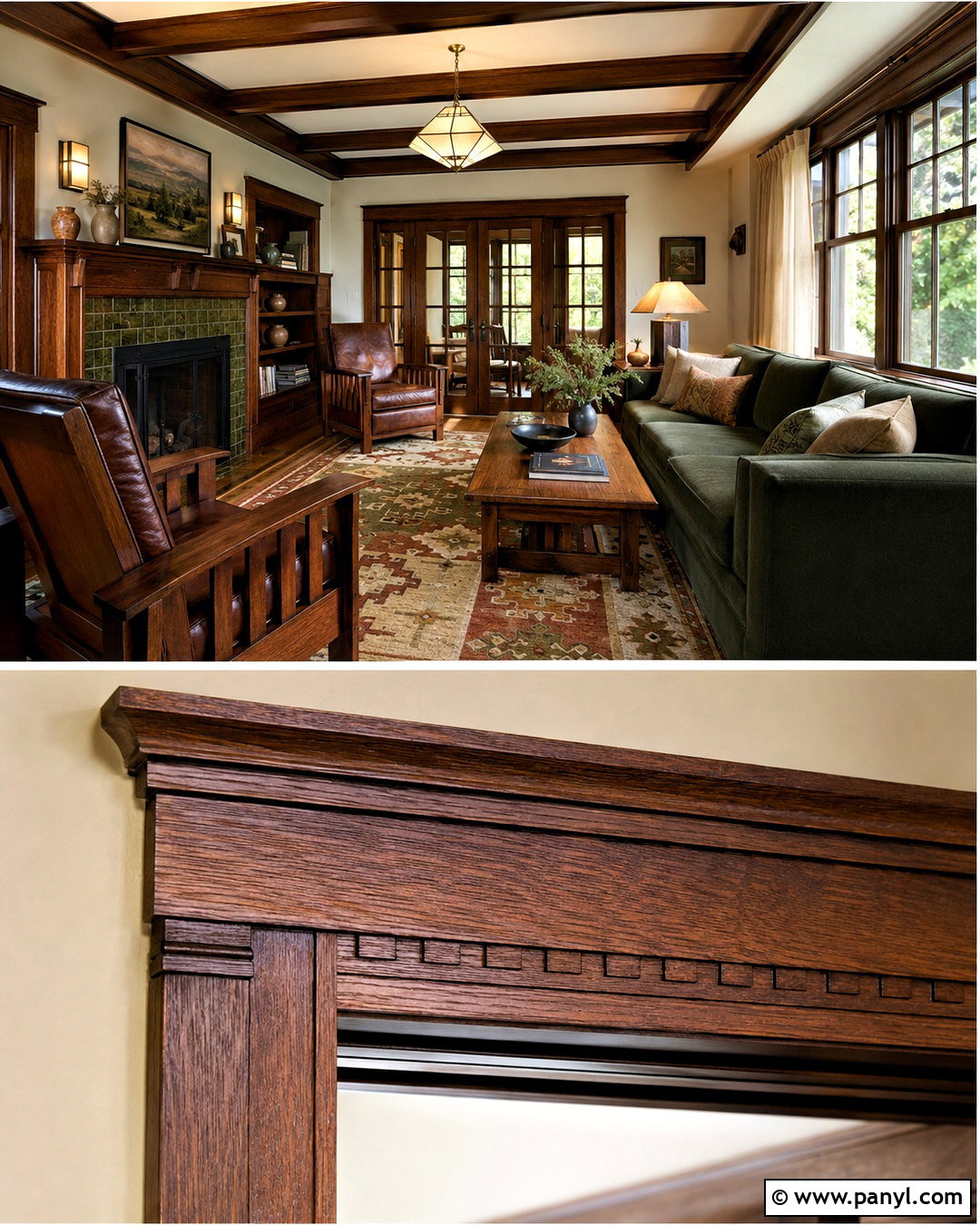 Oak Trim With Craftsman Decor - 20 oak wood trim ideas