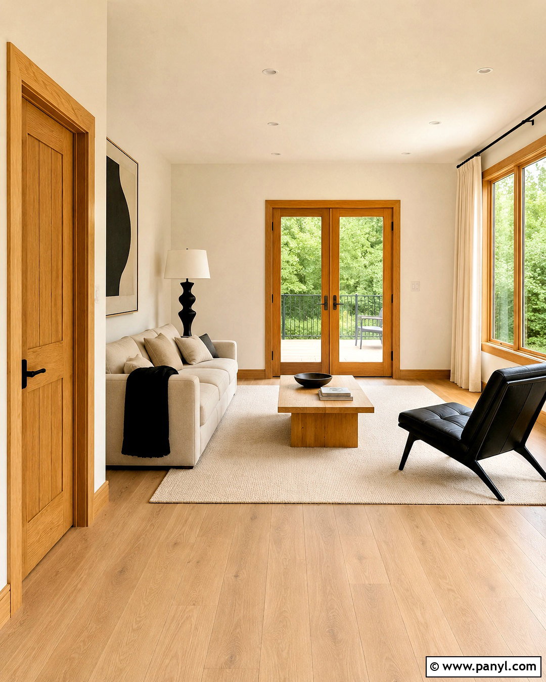 Oak Trim With Minimalist Decor - 20 oak wood trim ideas