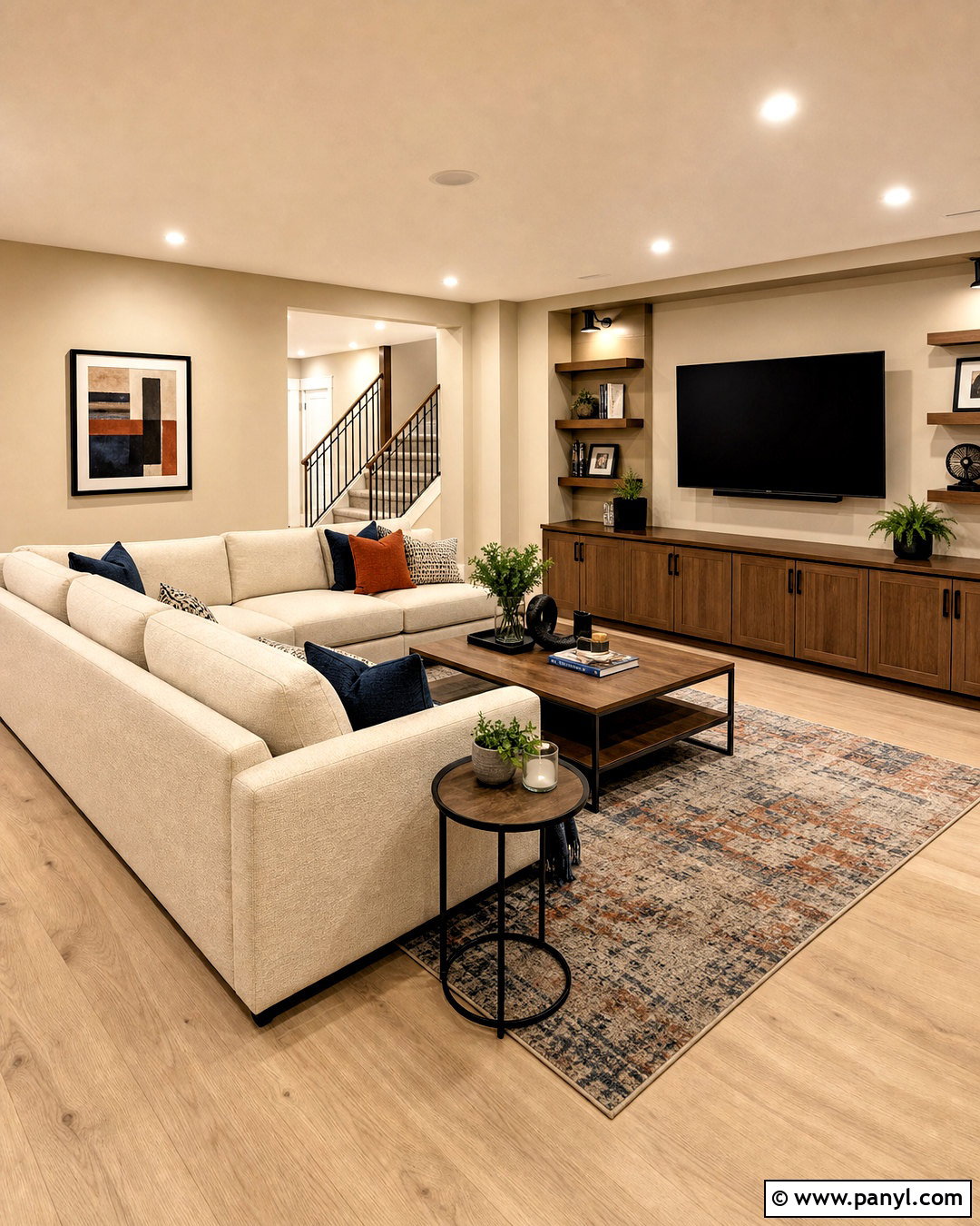 Oatmeal Beige Basement - 20 beige wall colors