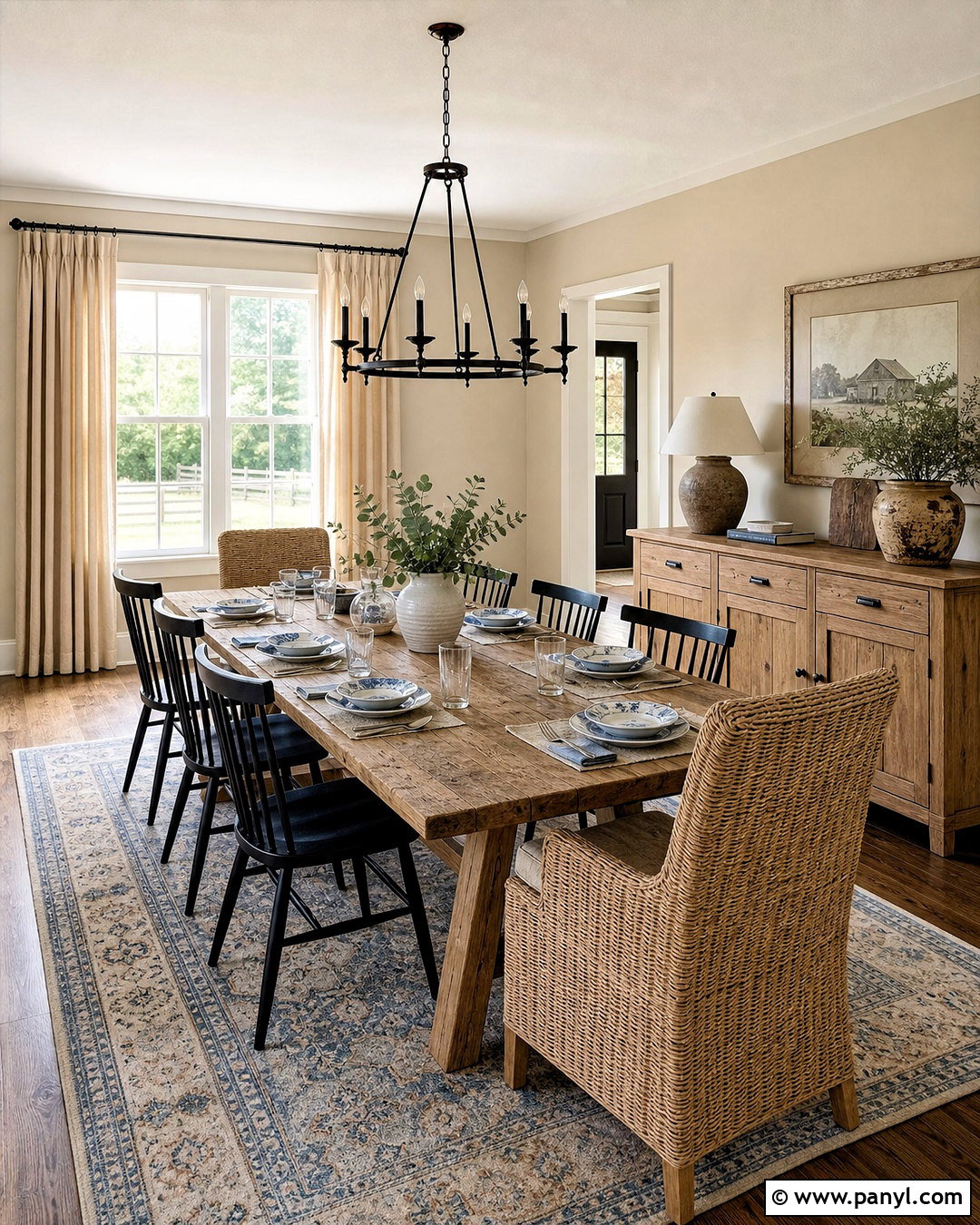 Oatmeal Beige Farmhouse Paint Color - 20 rustic farmhouse paint colors