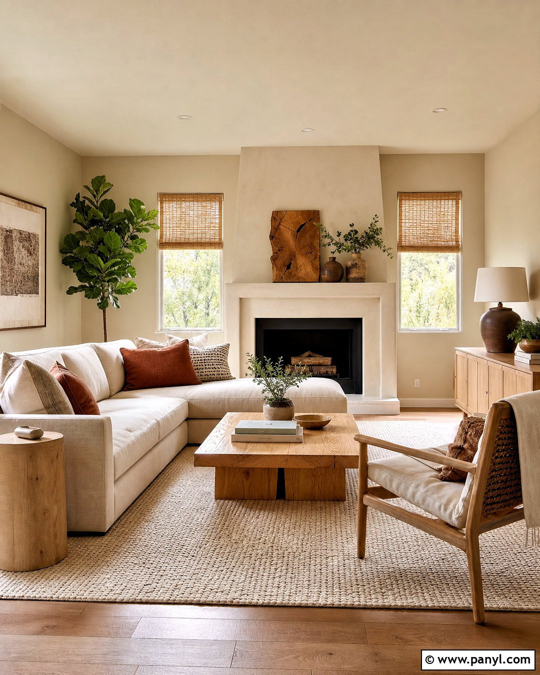 Oatmeal Beige Living Room - 20 warm paint colors for living room ideas