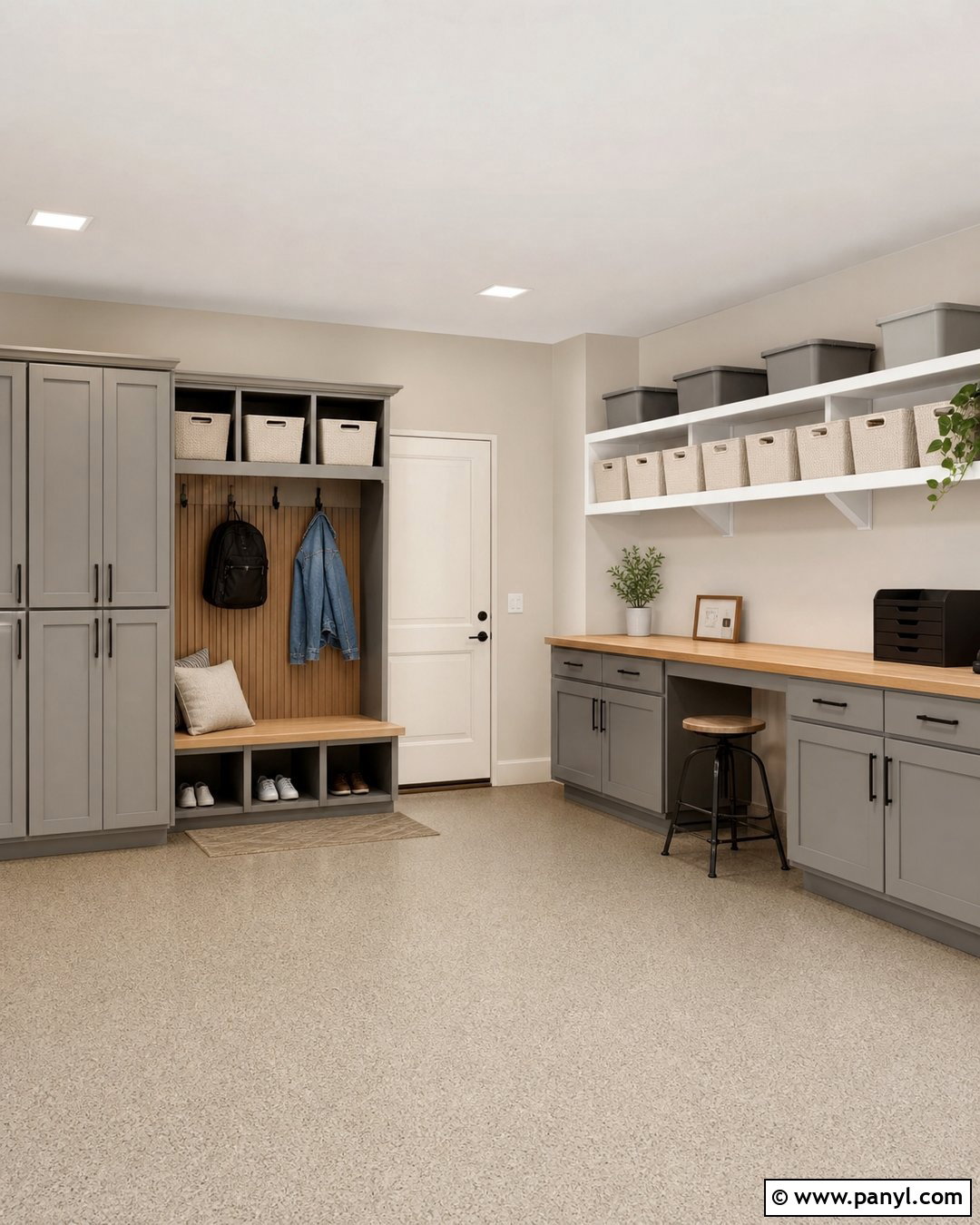 Oatmeal Garage Walls - 20 Neutral Color Garage Walls