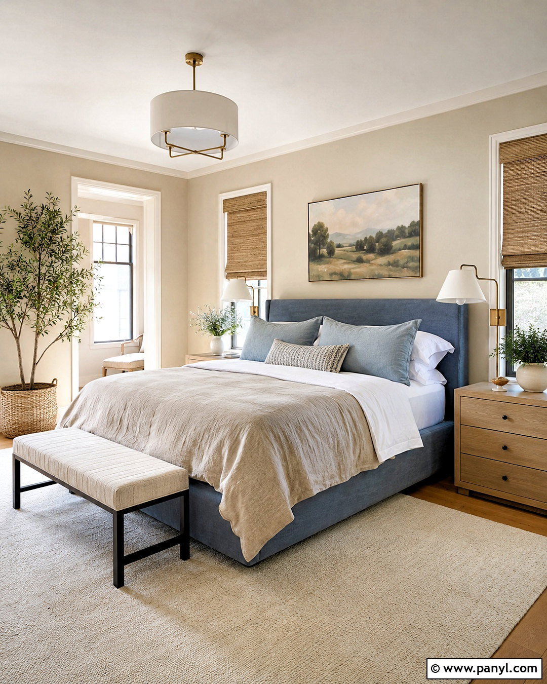 Oatmeal and Dusty Blue Color Palette - 20 clean color palette ideas