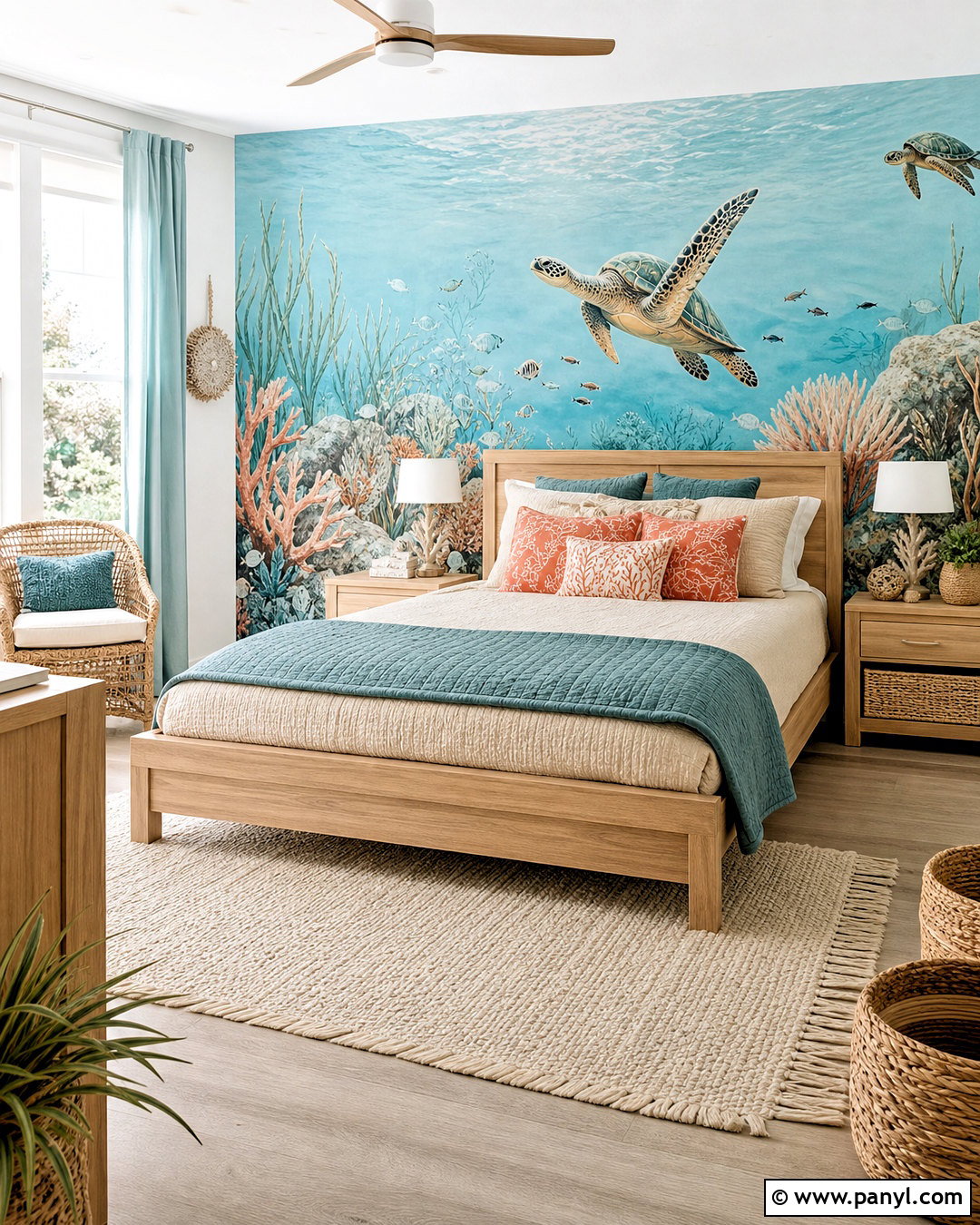Ocean Kids Room Accent Wall - 20 accent wall kids room ideas