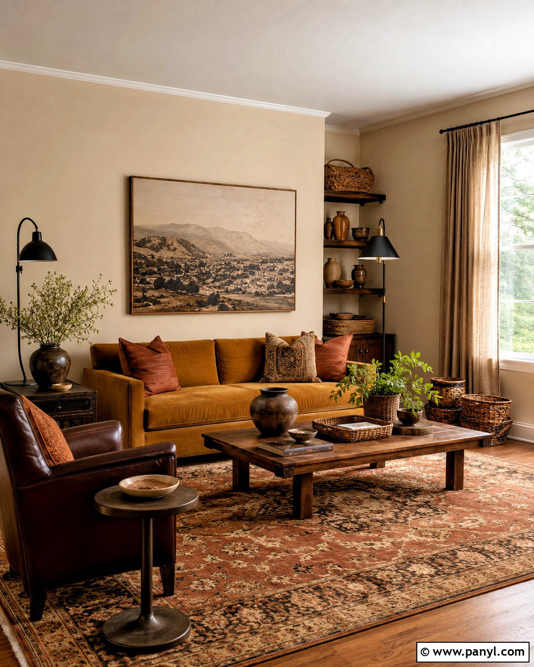 Ochre And Brown Living Room - 20 ochre living room ideas