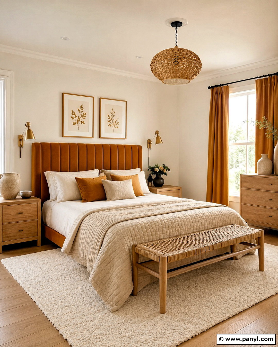 Ochre And Cream Bedroom - 20 ochre bedroom ideas