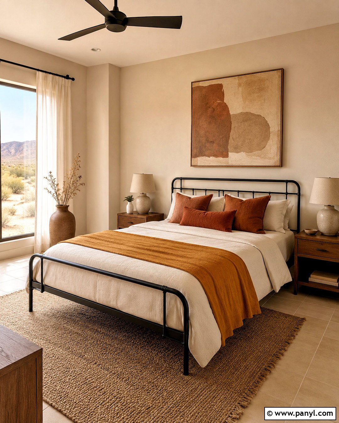 Ochre And Terracotta Bedroom - 20 ochre bedroom ideas