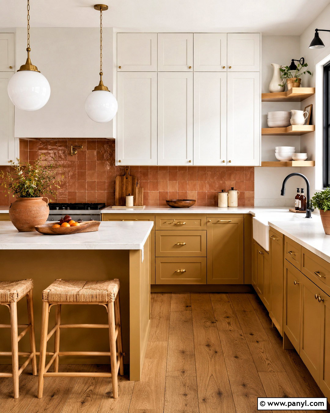 Ochre And Terracotta Kitchen - 20 ochre color palette ideas