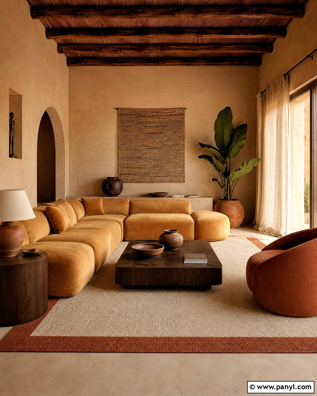 Ochre And Terracotta Living Room - 20 ochre living room ideas