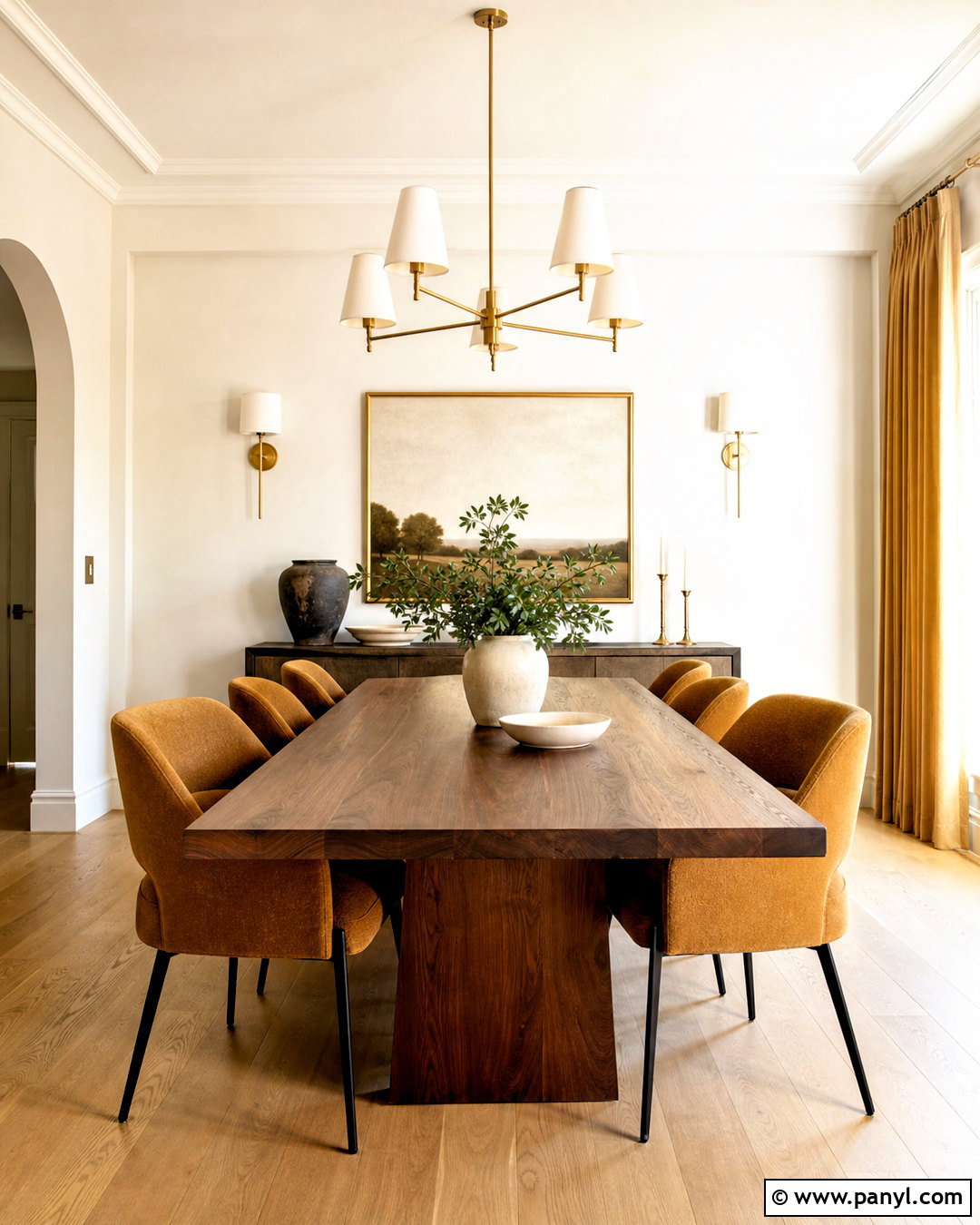 Ochre And Warm White Color Palette - 20 warm color palette for home ideas