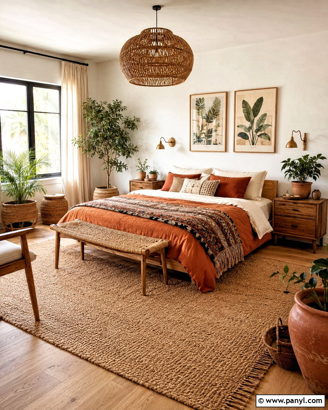 Ochre Boho Bedroom - 20 ochre bedroom ideas