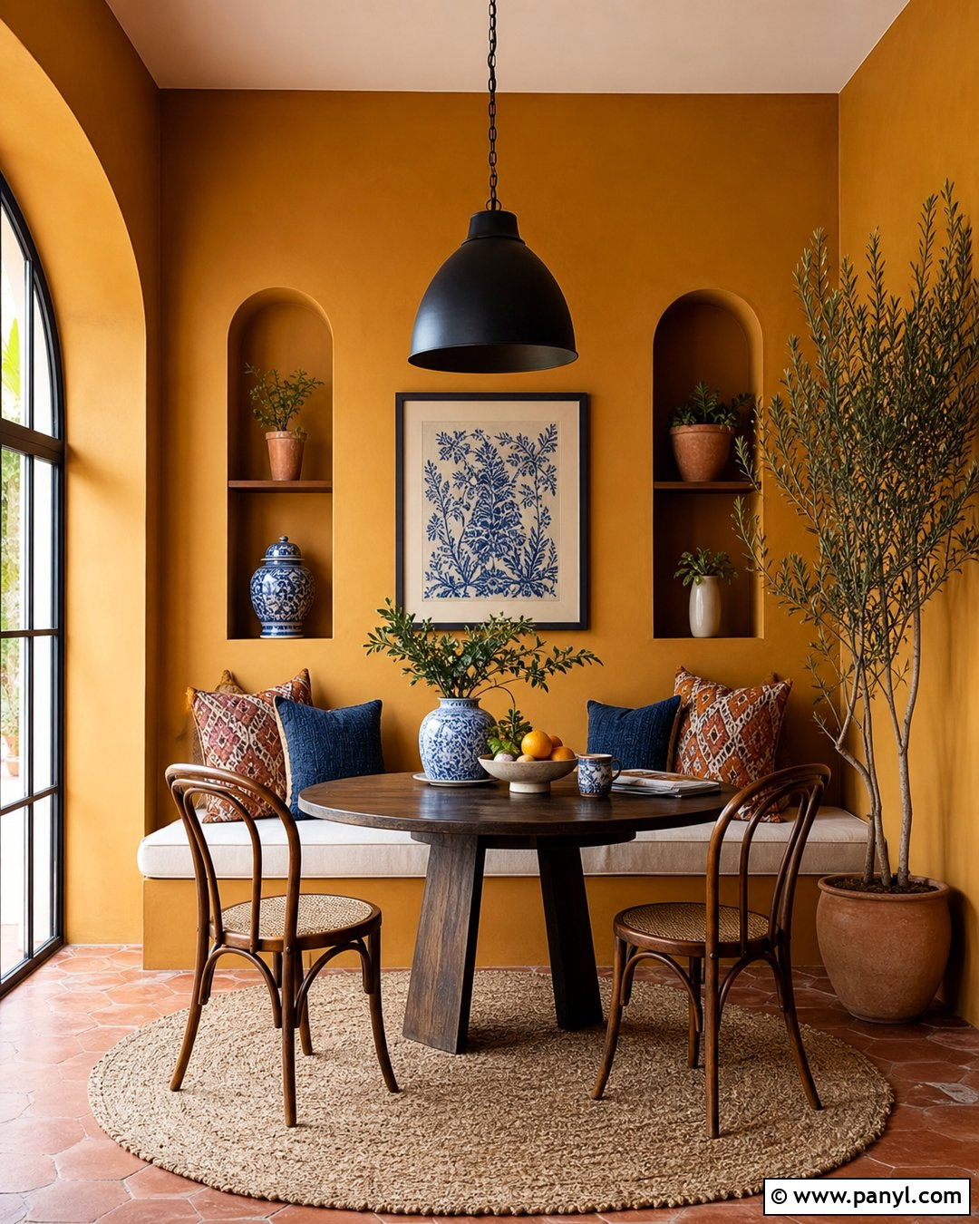 Ochre Boho Walls - 30 Boho Wall Colors