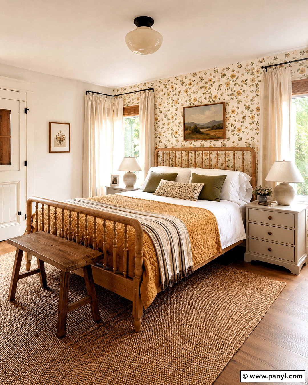 Ochre Cottage Bedroom - 20 ochre bedroom ideas