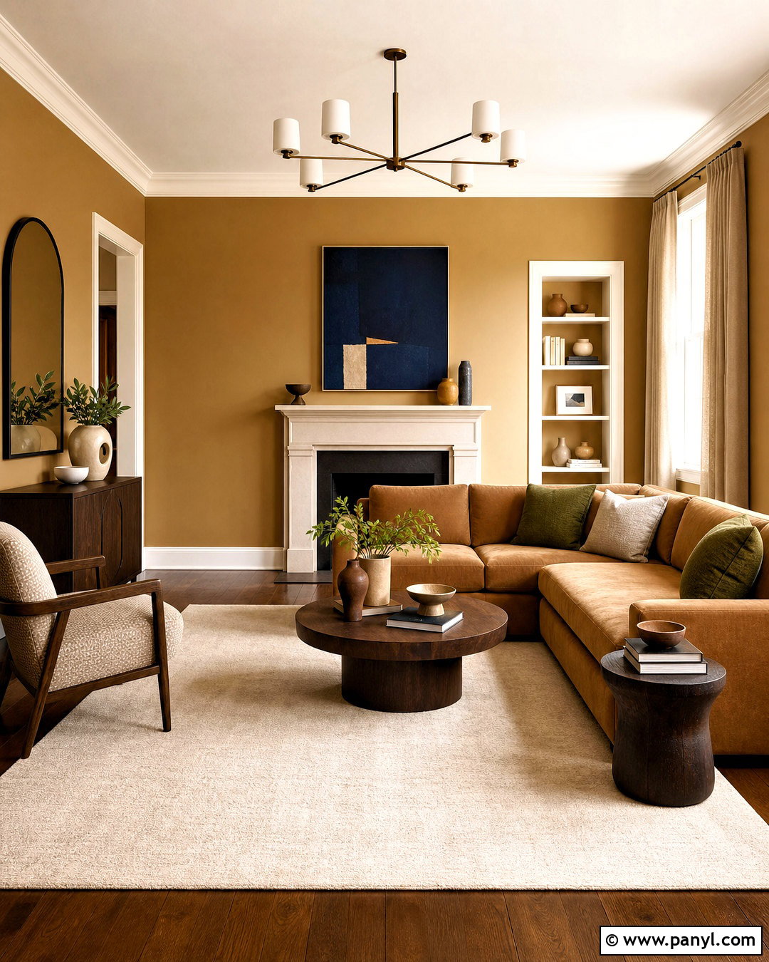 Ochre Gold Room Color - 20 best room colors