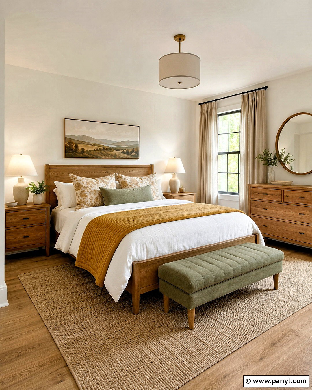 Ochre Guest Bedroom - 20 ochre bedroom ideas