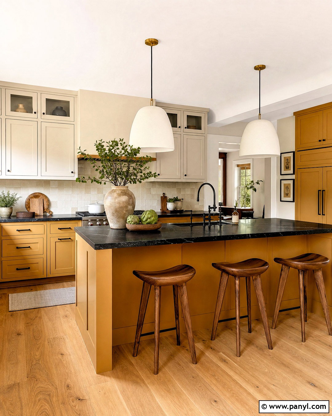 Ochre Kitchen - 20 trendy kitchen colors