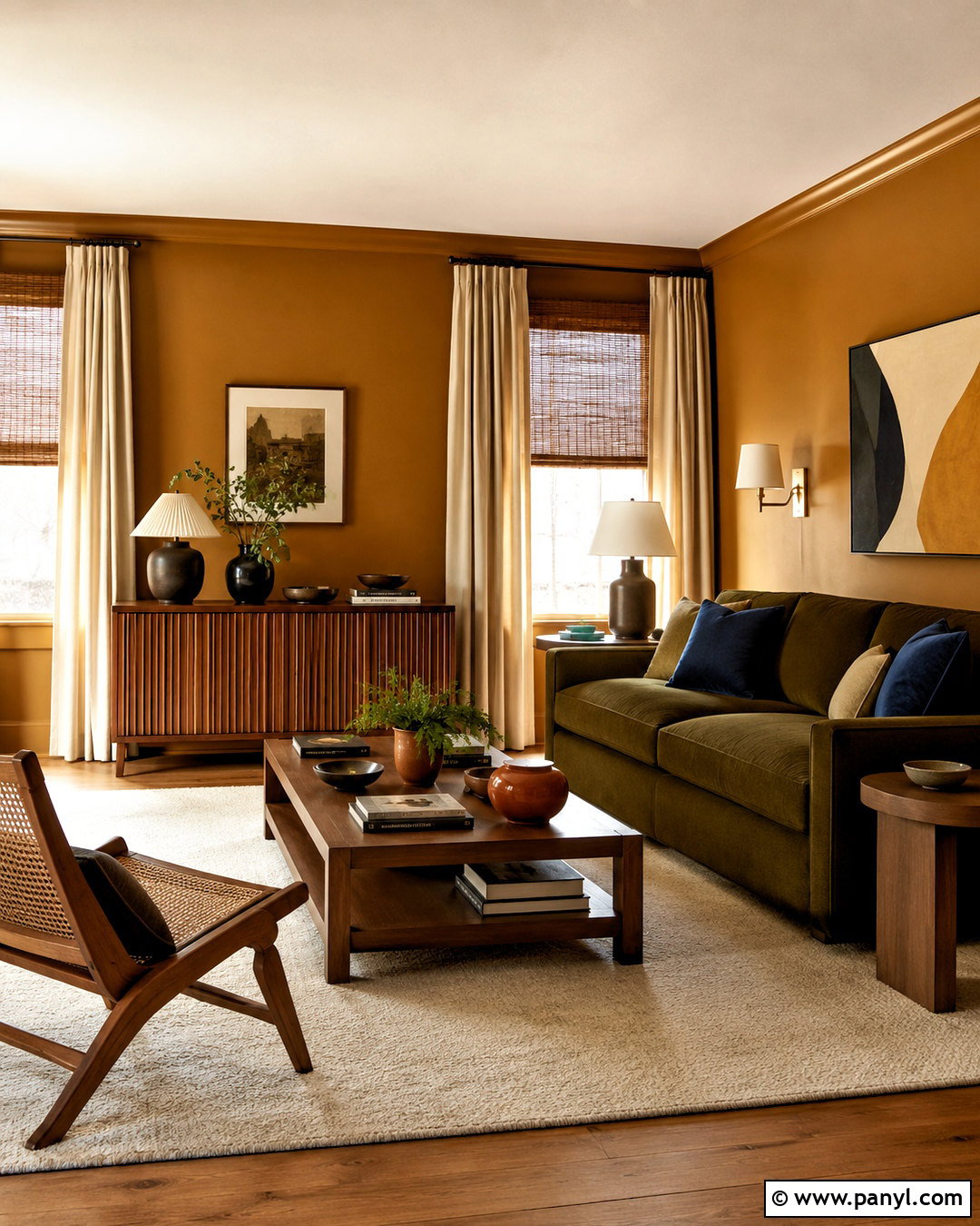 Ochre Living Room Paint - 20 living paint color ideas