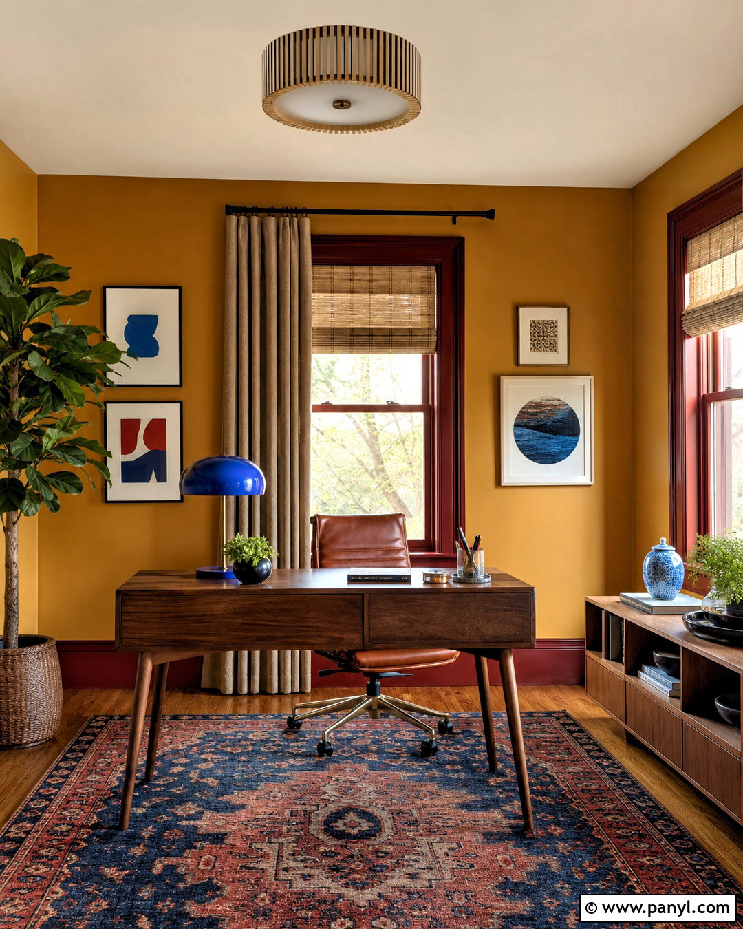 Ochre Paint - 20 interior paint trends