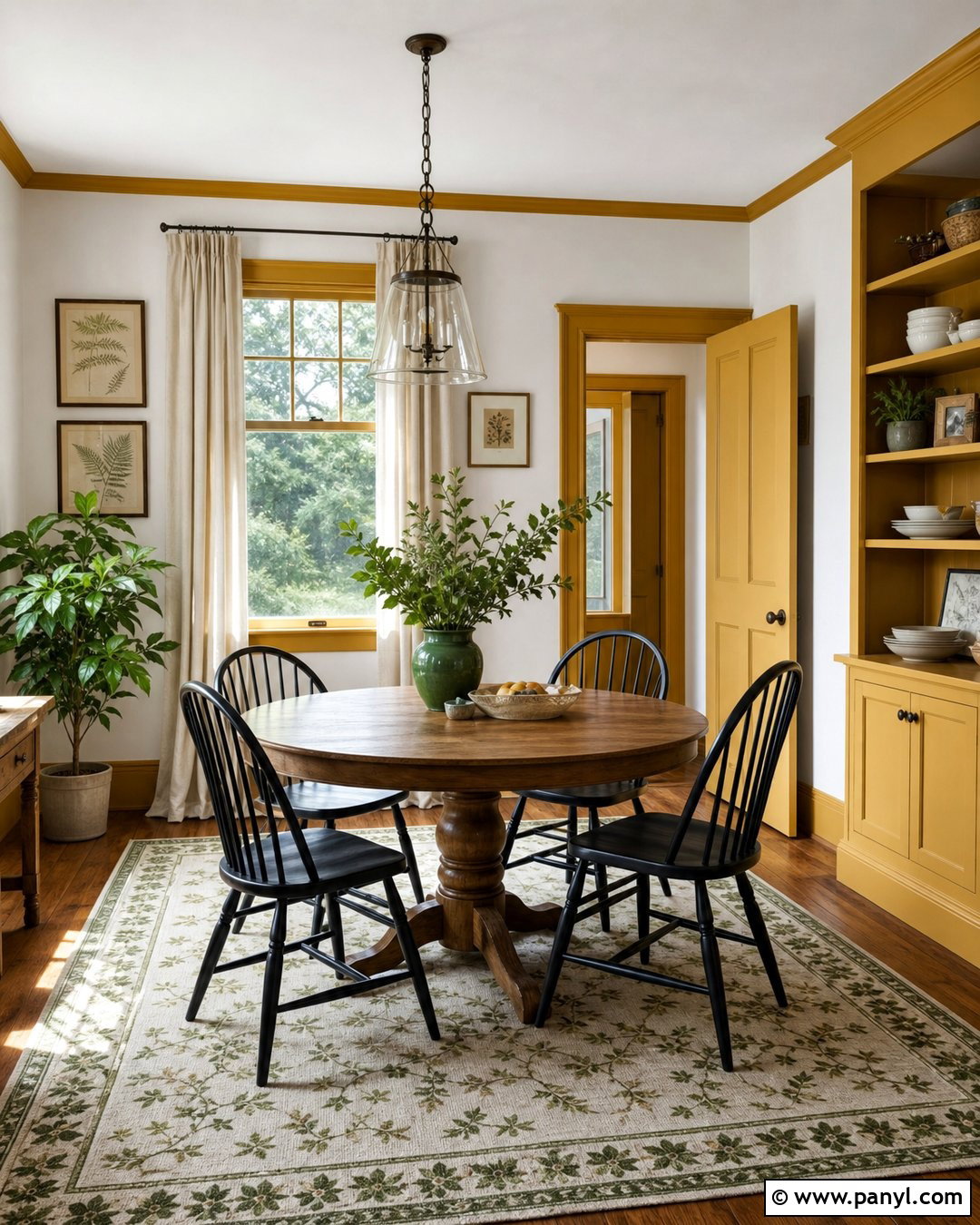 Ochre Trim - 25 Trim Color For White Walls