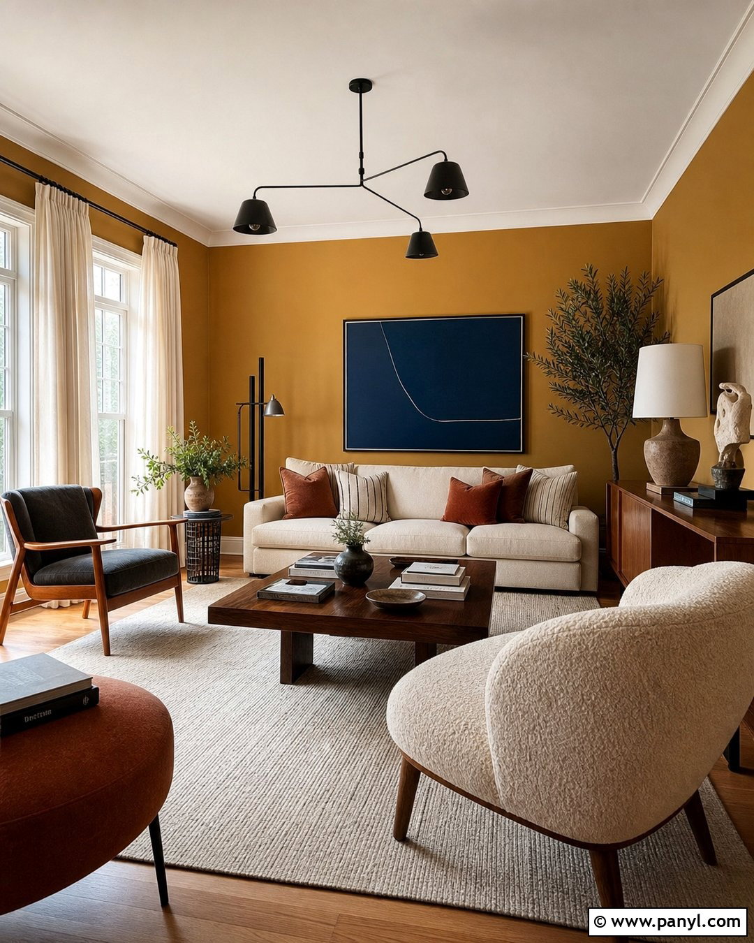 Ochre Wall Color - 35 home wall color ideas