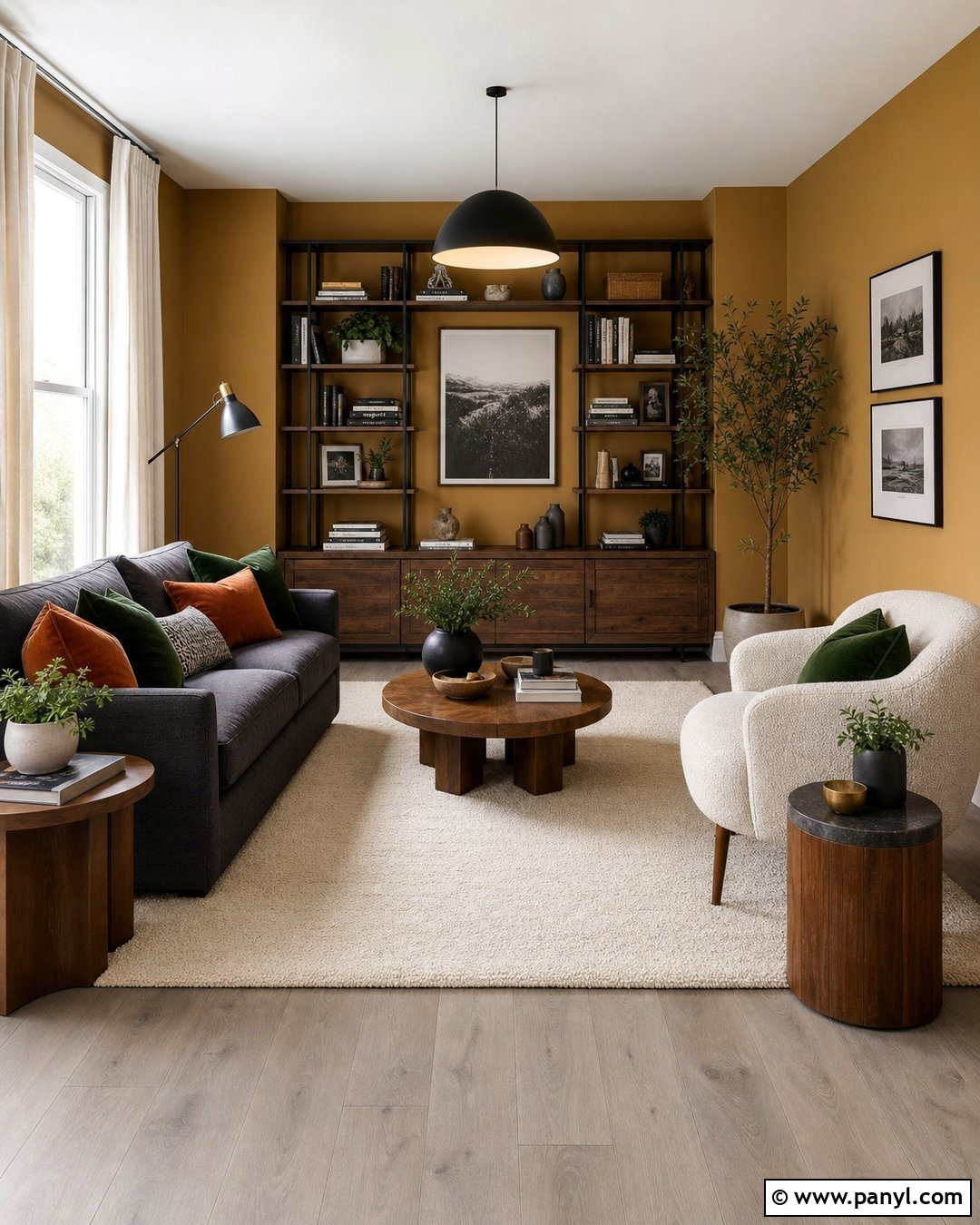 Ochre Wall Color With Gray Floors - 30 wall color with gray floors