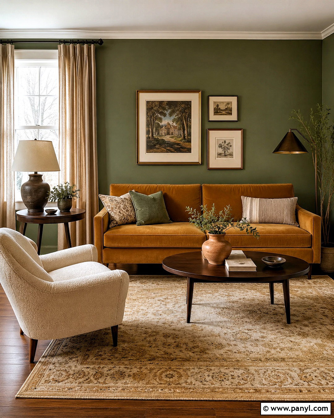 Ochre With Sage Green Walls - 20 What Color Goes With Sage Green Walls