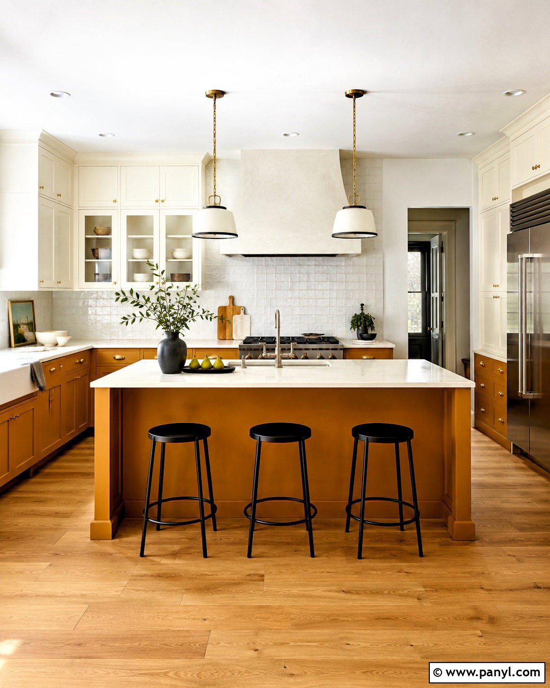 Ochre Yellow Kitchen Cabinets - 20 modern kitchen cabinet colors