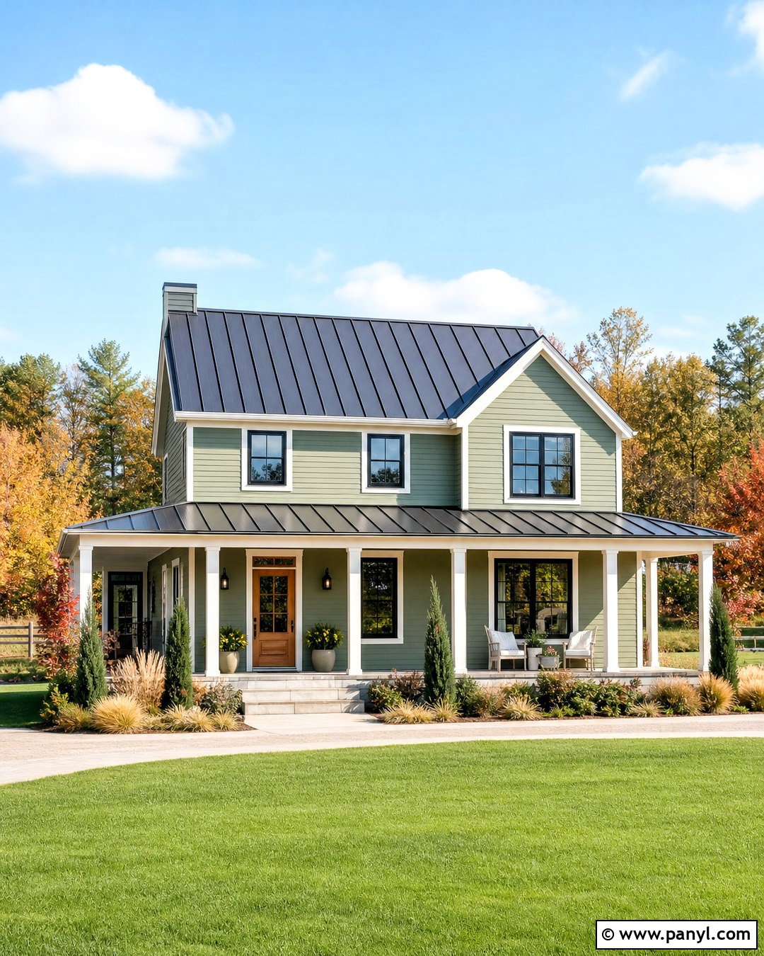 October Mist Farmhouse Exterior - 20 october mist benjamin moore ideas