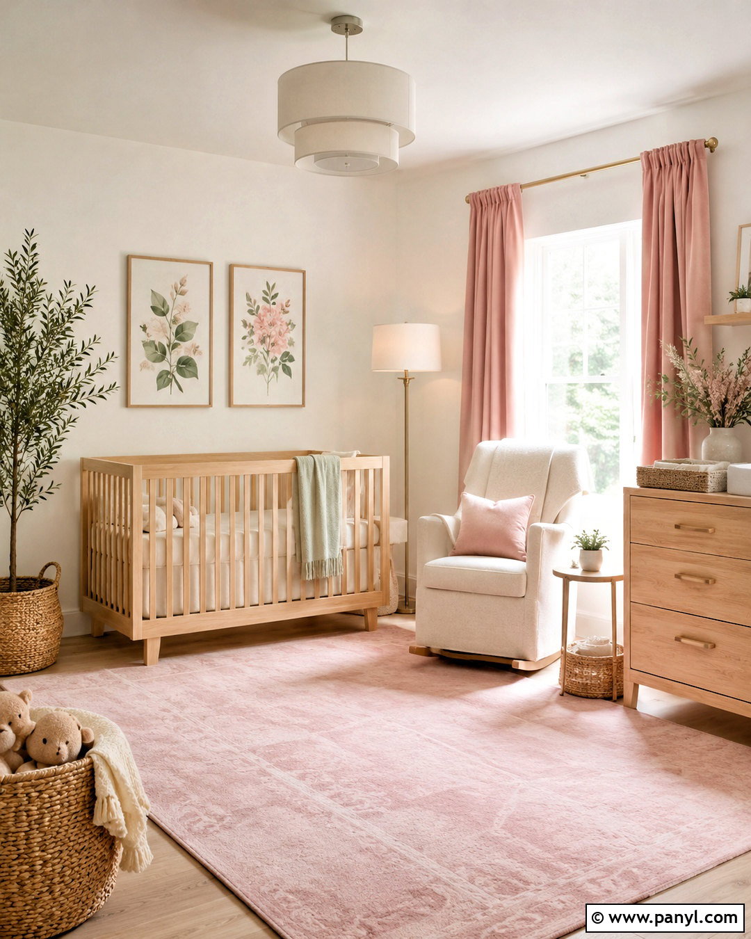 Off-White And Soft Blush Nursery - 20 off white colour ideas