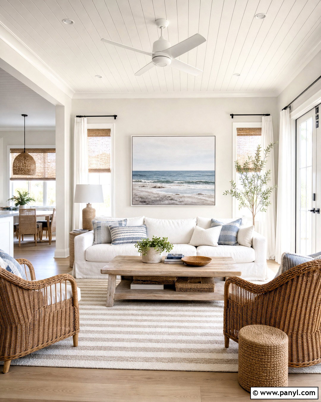 Off White Coastal Interior - 20 off white interior paint ideas