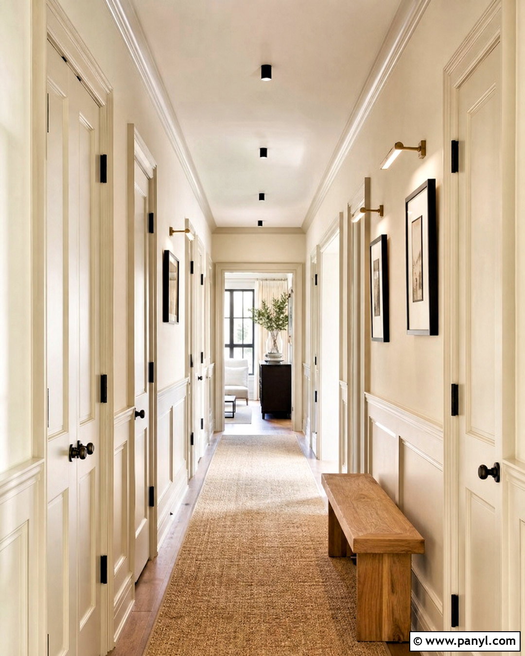 Off White Hallway Color Drenching - 20 off white interior paint ideas