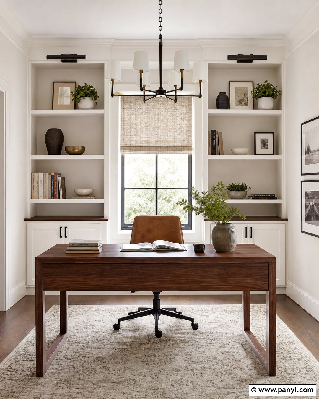 Off White Home Office With Built Ins - 35 off white wall color ideas