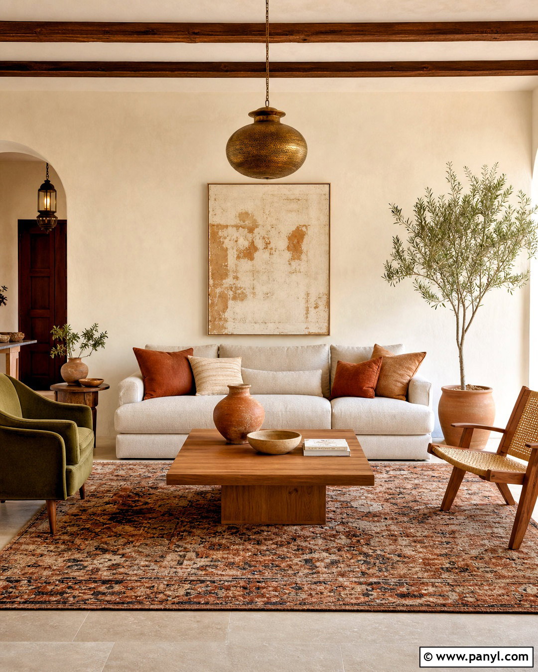 Off White Interior With Terracotta - 20 off white interior paint ideas