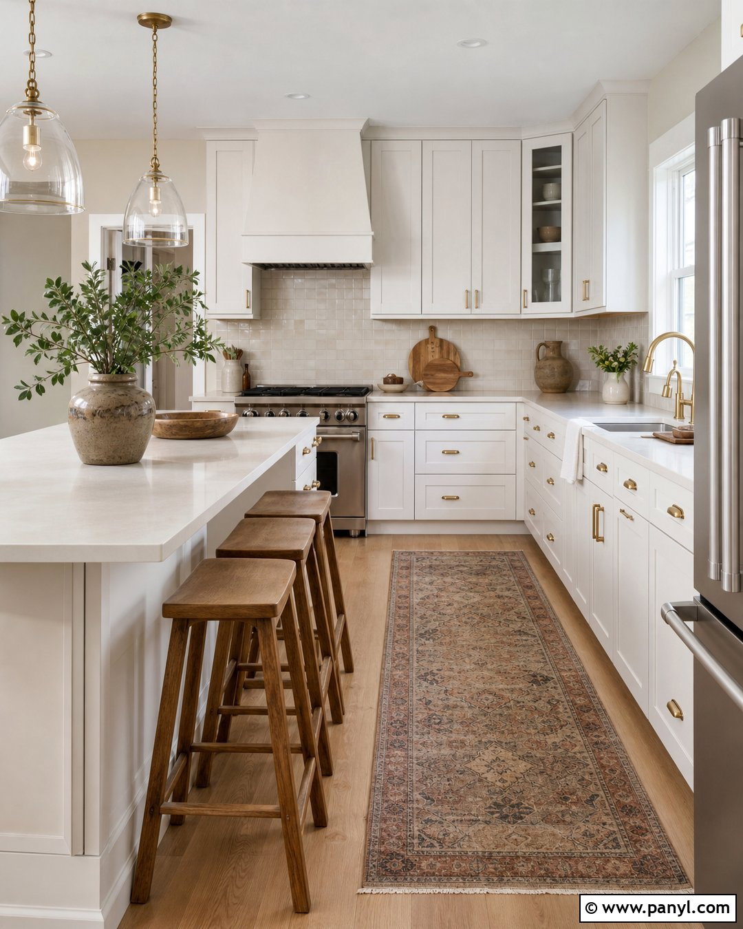 Off White Kitchen With White Cabinets - 30 off white walls with white trim ideas