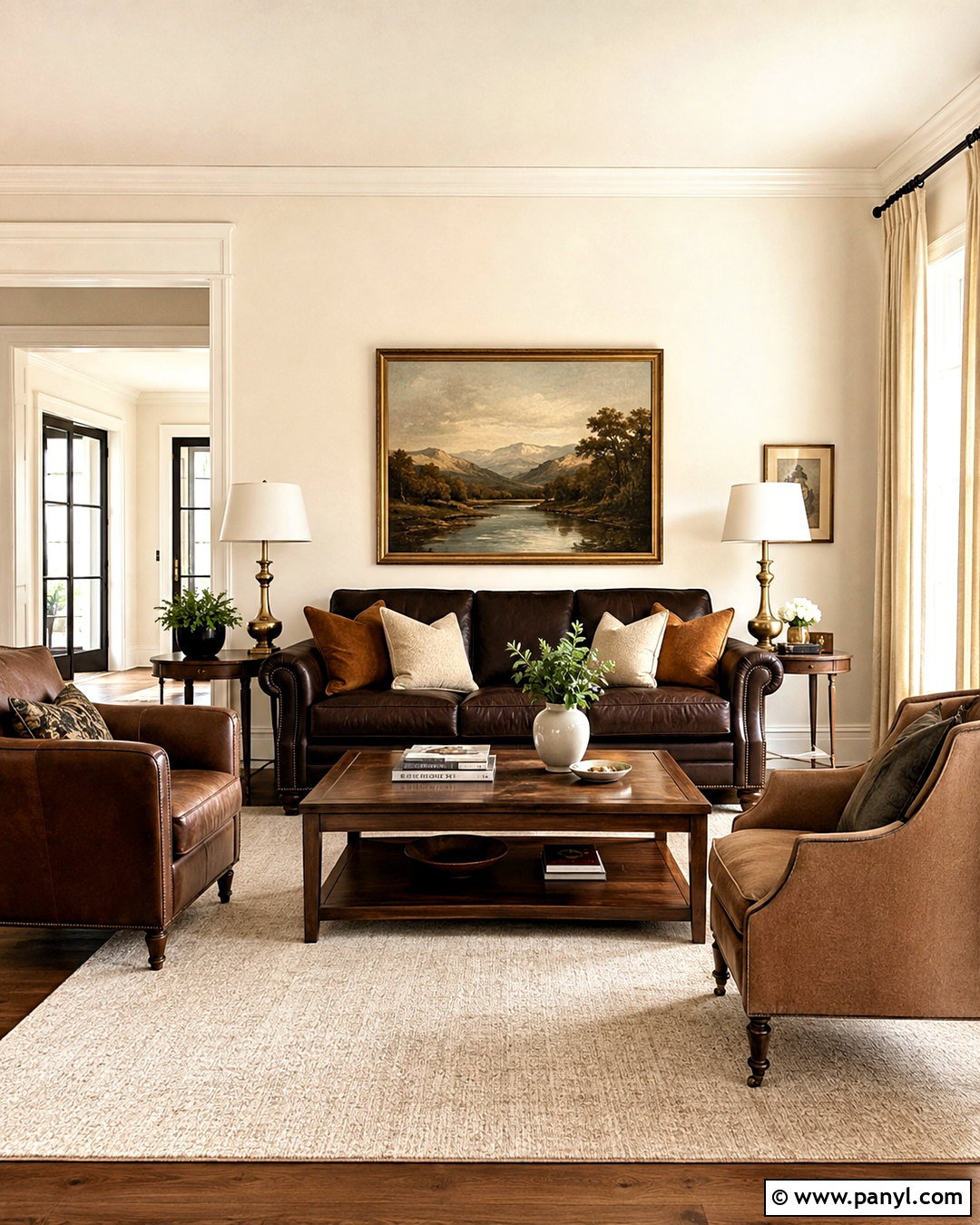 Off White Living Room With Brown Furniture - 20 off white living room walls