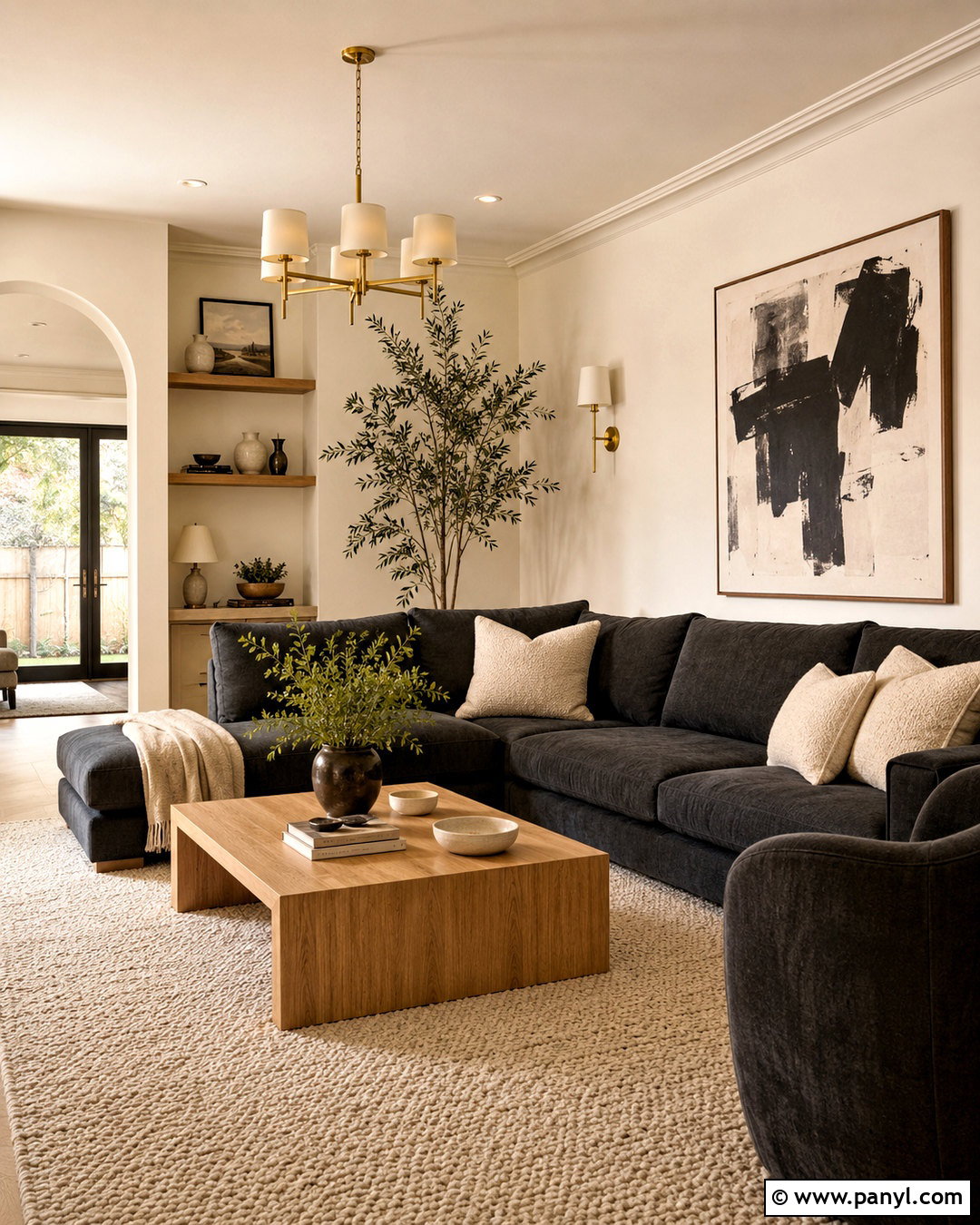 Off White Living Room With Charcoal Gray - 20 off white living room walls